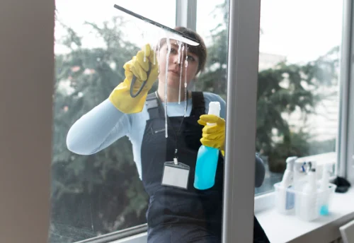 Nettoyage de vitres intérieures et extérieures à Louvigné
